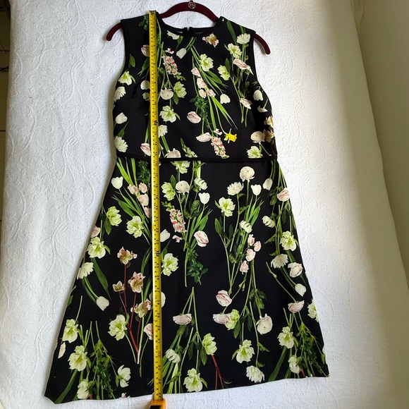 Victoria Beckman for Target Floral Sleeveless Piece Size M  Black Green NWOT - Picture 9 of 11